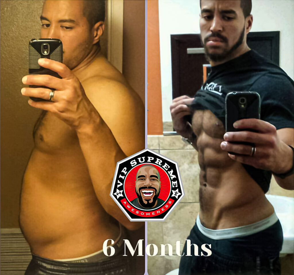 before after personal trainer orange county